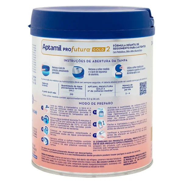 APTAMIL PROFUTURA GOLD 2 800G - Imagem 2