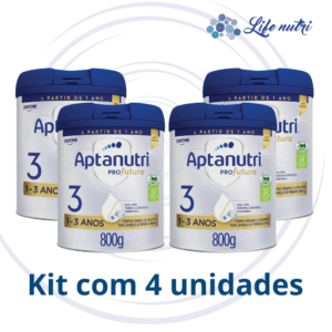 KIT 4 LATAS APTANUTRI PROFUTURA 3 800G