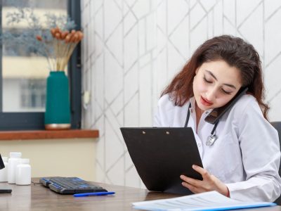 young-doctor-sittin-at-the-office-and-talking-on-the-phone-high-quality-photo-min young-doctor-sittin-at-the-office-and-talking-on-the-phone-high-quality-photo-min
